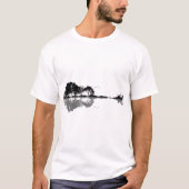 Nature Soundwave Reflection Art T-shirt (Voorkant)