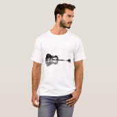 Nature Soundwave Reflection Art T-shirt (Voorkant volledig)