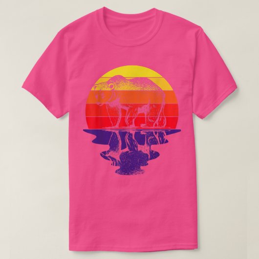 Nature Sunset Bear T-shirt (Design voorkant)