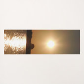 Nature sunset, zonsondergang  yogamat (Achterkant (horizontaal))