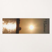 Nature sunset, zonsondergang  yogamat (Voorkant (horizontaal))