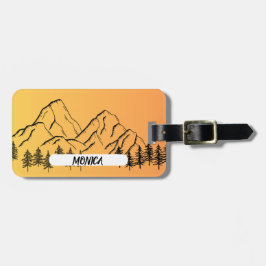 NATURE THEME WITH NAME BAGAGELABEL