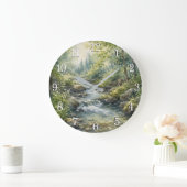 Nature Wall Clock — Botanical & Landscape Design Grote Klok (Huis)