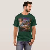 Nature Wilderness Scenic Landscape Ocean Beach T-shirt (Voorkant volledig)