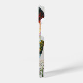 “Nature Within – Artistic Woman & Mountain River L iPhone Hoesje (Linkerkant)