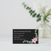 Naturel Beauty Massage Visitekaartje (Staand voorkant)