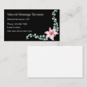 Naturel Beauty Massage Visitekaartje (Voorkant / Achterkant)