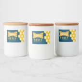 Naturel | Biologische honing | Zuivere honing | Bo Voedselcontainer Etiket (Flessen)