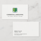 Naturel | Bomen | tuinieren | landschapsarchitectu Visitekaartje (Voorkant / Achterkant)
