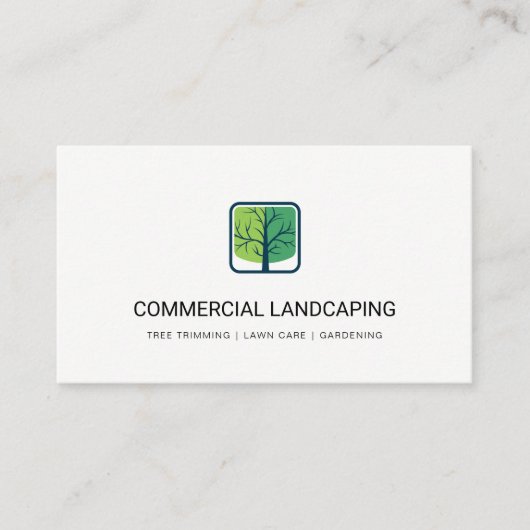 Naturel | Bomen | tuinieren | landschapsarchitectu Visitekaartje (Voorkant)