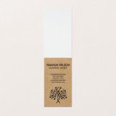 Naturel | Boom | tuinieren | landschapsarchitectuu Visitekaartje (Buitenkant ongevouwen)