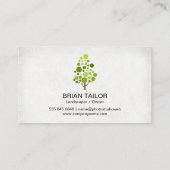Naturel | Boom | tuinieren | landschapsarchitectuu Visitekaartje (Achterkant)