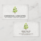 Naturel | Boom | tuinieren | landschapsarchitectuu Visitekaartje (Voorkant / Achterkant)