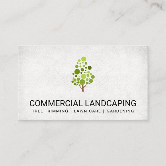 Naturel | Boom | tuinieren | landschapsarchitectuu Visitekaartje (Voorkant)