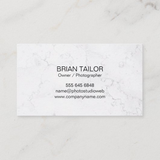 Naturel | Waterverf Visitekaartje (Achterkant)