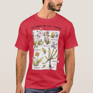 NatureLover Lifestyle BeHappy Planten Flowe T-shirt