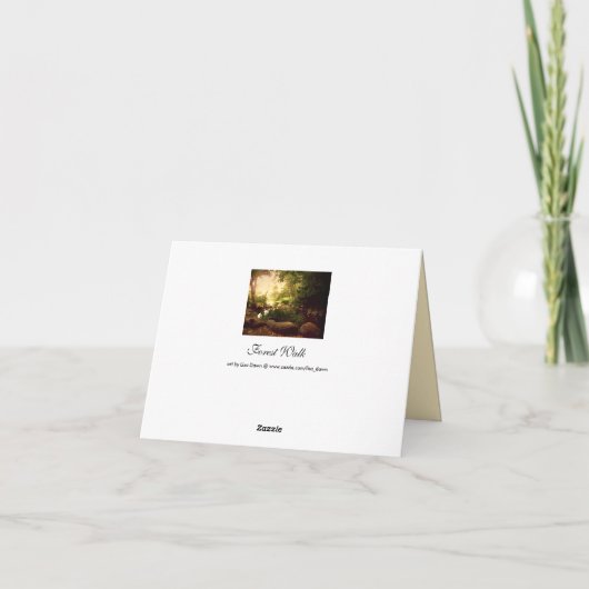 Naturen Afbeelding 2 blanco Kaart (Achterkant)