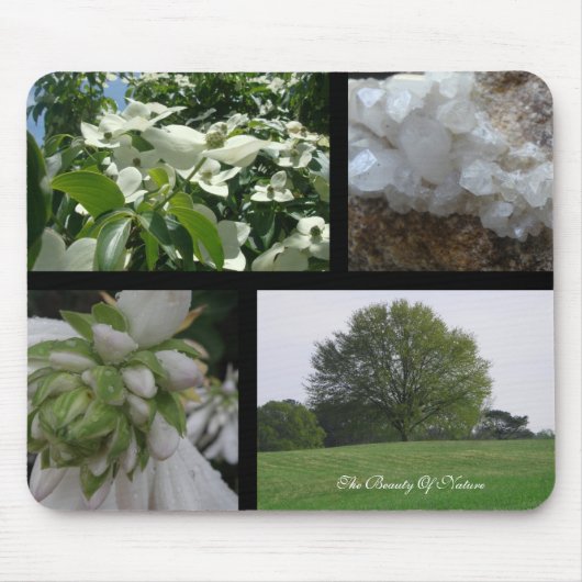 Naturen Beauty Collage Mousepad Muismat (Voorkant)