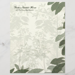 Naturen Beauty Linen Letterhead Stationery