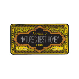 Naturen Best Honey Jar Persoonlijk Etiket
