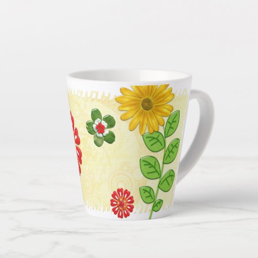 Naturen Bounty Jeweled PERSONALIZED Latte Mok (Rechterhoek)