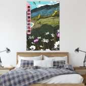 Naturen Costal Meadow Canvas Afdruk (Insitu (Slaapkamer))