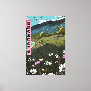 Naturen Costal Meadow Canvas Afdruk