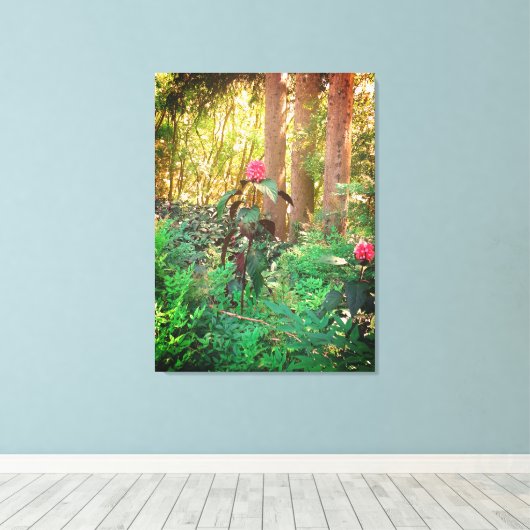 Naturen geschenken, uitgerekt canvas (Insitu (Houten vloer))