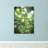 Naturen geschenken, uitgerekt canvas afdruk (Insitu (Houten vloer))