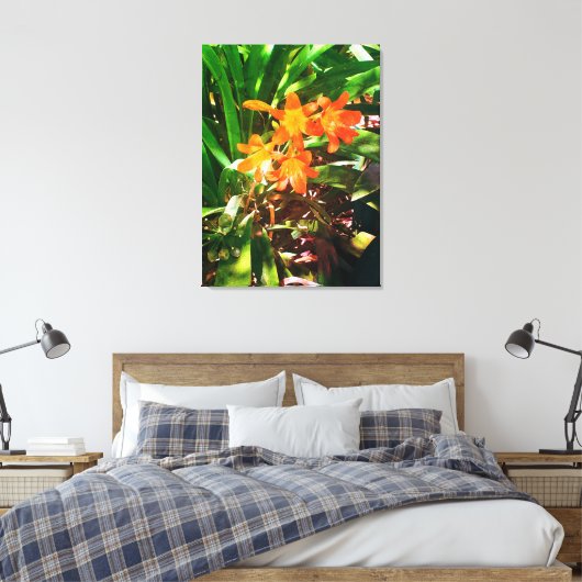Naturen geschenken, uitgerekt canvas afdruk (Insitu (Slaapkamer))