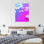 Naturen geschenken, uitgerekt canvas afdruk (Insitu (Slaapkamer))
