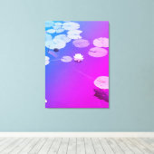 Naturen geschenken, uitgerekt canvas afdruk (Insitu (Houten vloer))