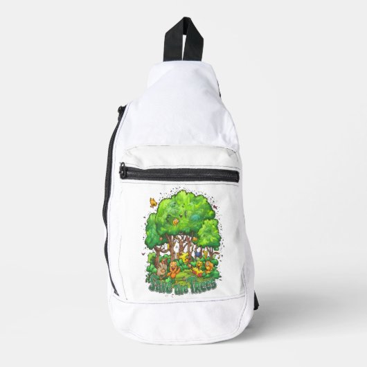 Naturen Guardian T-shirt Sling Bag (Voorkant)