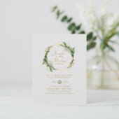 Naturen houden van Greenery Wreath PHOTO Wedding I (Staand voorkant)