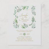 Naturen houden van Greenery Wreath Wedding (Voorkant)