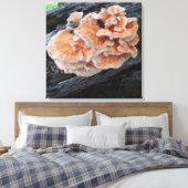 Naturen Kip van de bossen Eetbare paddenstoel Canvas Afdruk (Insitu (Slaapkamer))