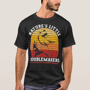 Naturen Kleine Troublemakers Funny Raccoon T-shirt