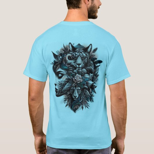 NATUREN LOVER T SHIRT (Achterkant)