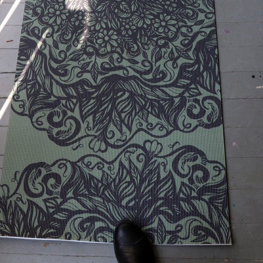 Naturen Mandalas Yogamat