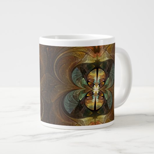 Naturen Matrix Bumble Bee Abstract Grote Koffiekop (Voorkant rechts)