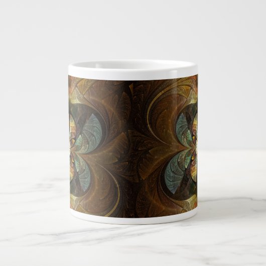 Naturen Matrix Bumble Bee Abstract Grote Koffiekop (Voorkant)