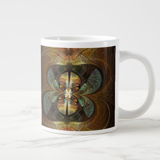 Naturen Matrix Bumble Bee Abstract Grote Koffiekop (Rechts)