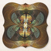 Naturen Matrix Bumble Bee Abstract Kartonnen Onderzetters (Voorkant)