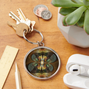Naturen Matrix Bumble Bee Abstract Sleutelhanger