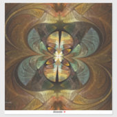 Naturen Matrix Bumble Bee Abstract Sticker (Vel)