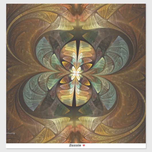 Naturen Matrix Bumble Bee Abstract Sticker (Vel)