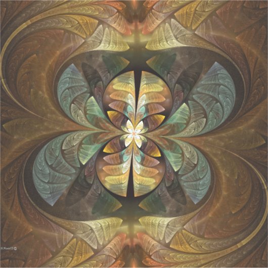 Naturen Matrix Bumble Bee Abstract Sticker (Voorkant)