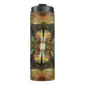 Naturen Matrix Bumble Bee Abstract Thermosbeker (Voorkant)