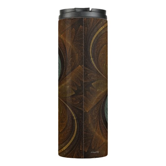 Naturen Matrix Bumble Bee Abstract Thermosbeker (Achterkant)