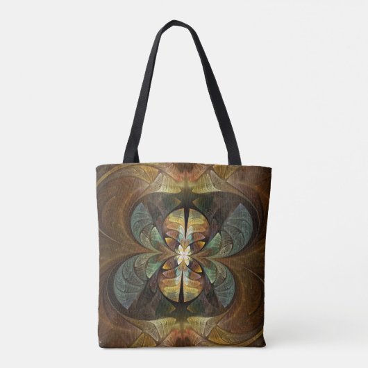 Naturen Matrix Bumble Bee Abstract Tote Bag (Achterkant)